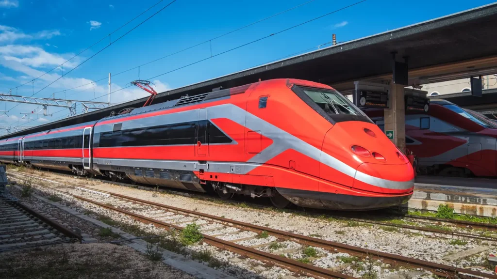 Trem de alta velocidade na Itália