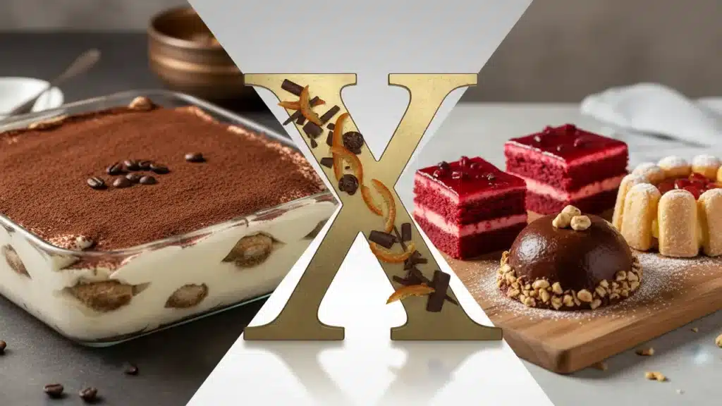 Imagem ilustrativa do Tiramisu e outros doces italianos