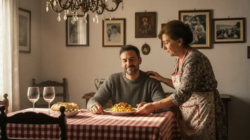 Mammone, homem adulto italiano que mora com a mãe, palavra intraduzível que reflete a cultura familiar italiana